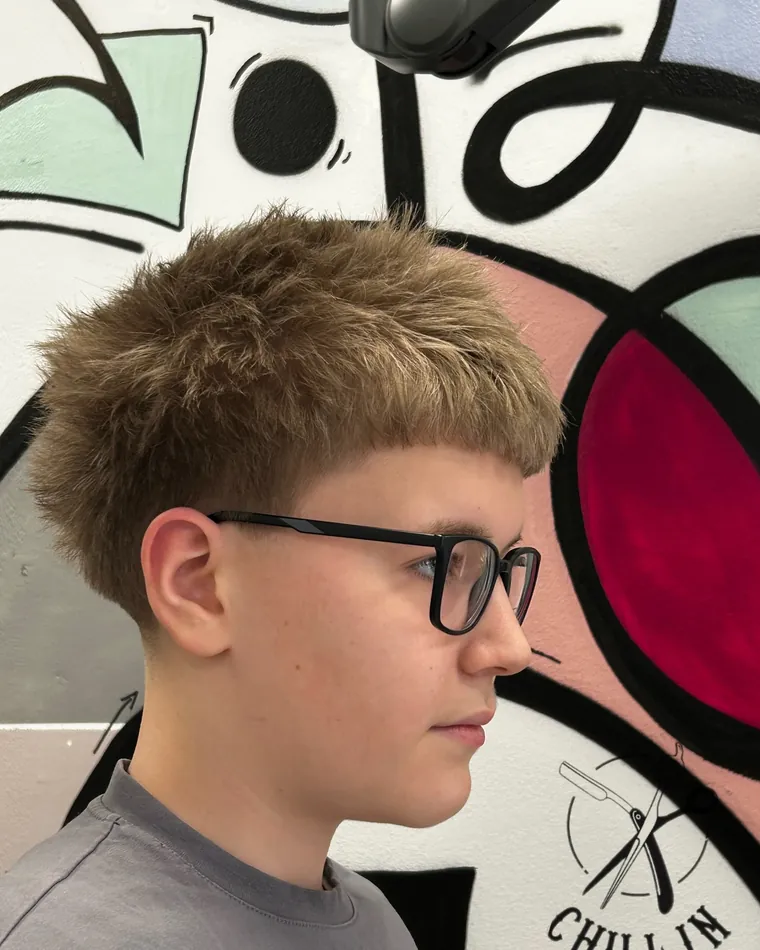Taglio Edgar con taper fade